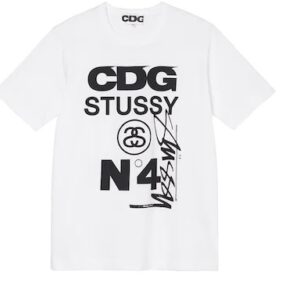 CDG x Stussy T-shirt White