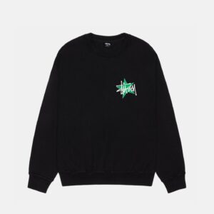 Stüssy Star Crew - Black