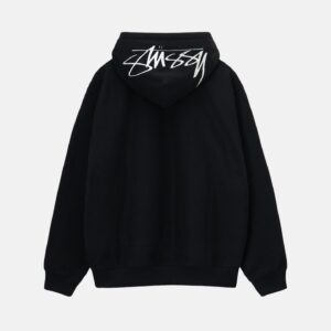 Black Applique Hoodie