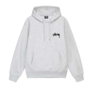 Basic Hooded Sweatshirt Stüssy Gray