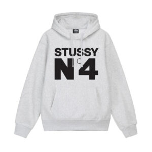 No.4 Hooded Sweatshirt - Gray