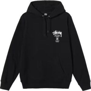 Sweat A Capuche Stussy World Tour Noir