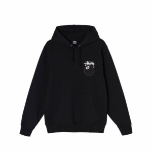 8 Ball Zip Hoodie Black