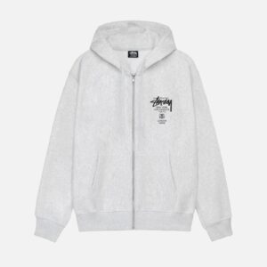 World Tour Zipped Hoodie White